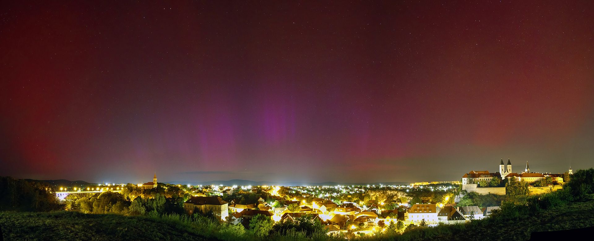 A sarki fény Veszprémben