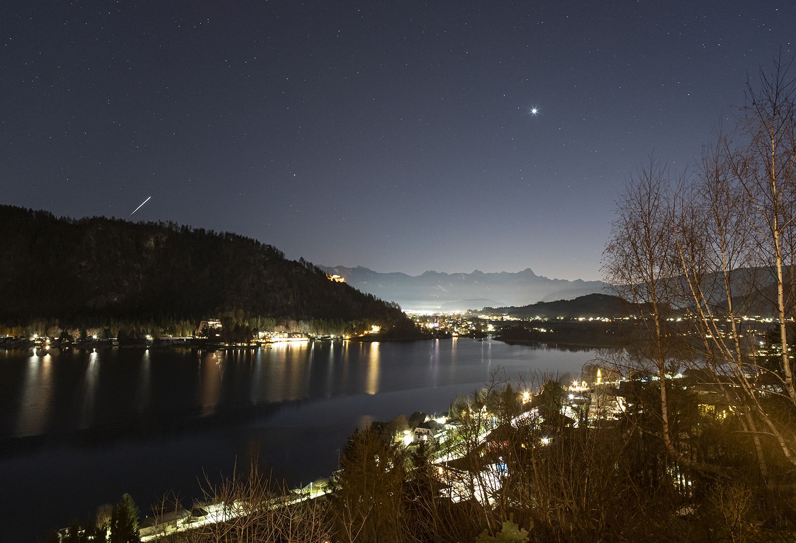 Meteor a Ossiacher See felett