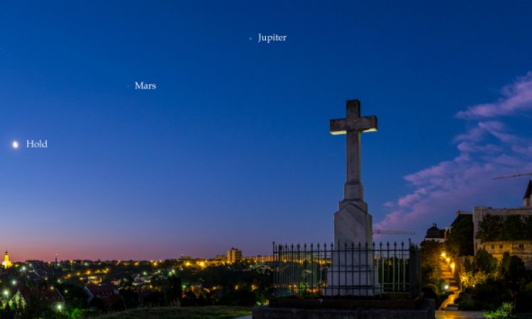 A nyár bolygó-együttállása